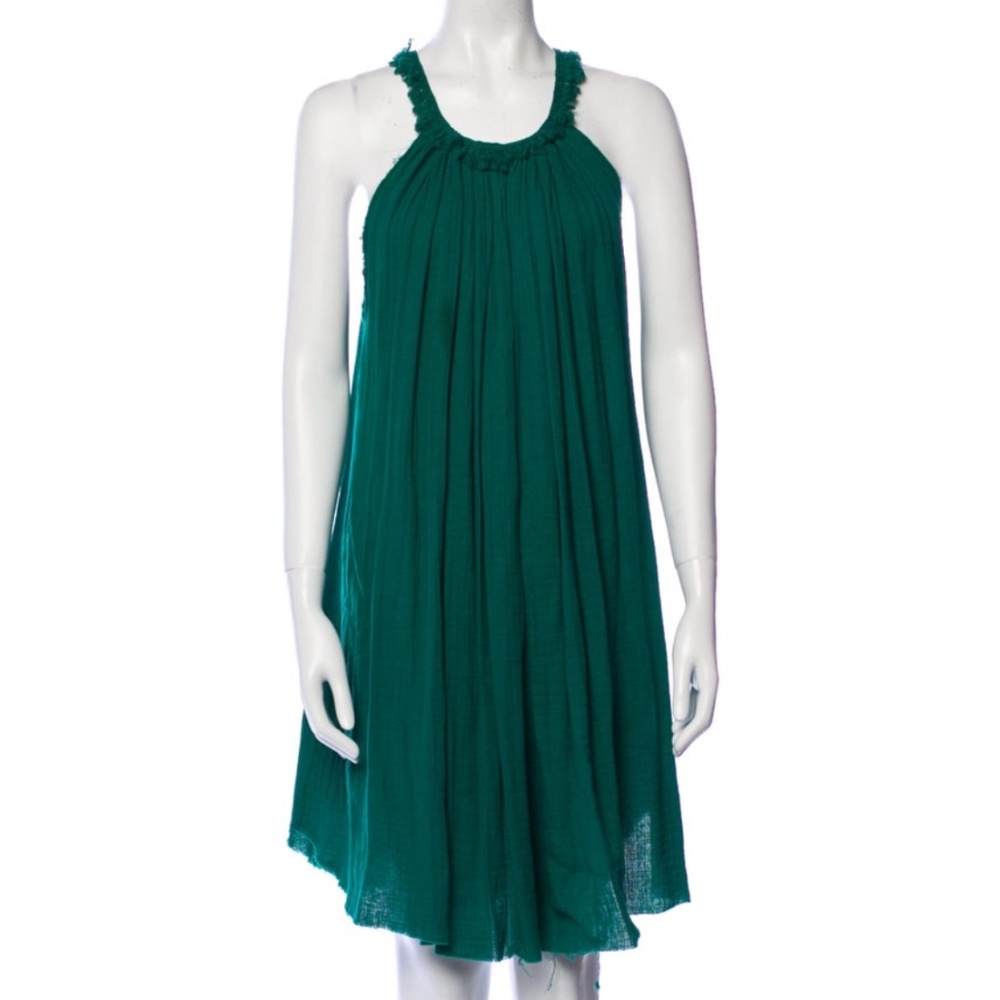 Isabel Marant Etoile Green Cotton Dress Large